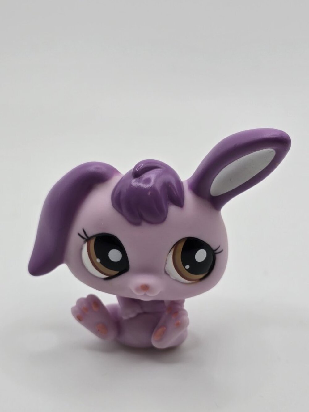 Littlest Pet Shop #2300 Purple Bunny Rabbit Ear Up LPS Hasbro Authentic- *READ*